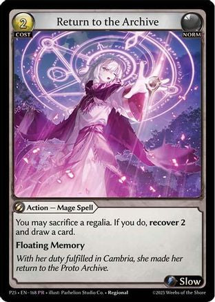 Return to the Archive (168) - Promotional Cards Foil