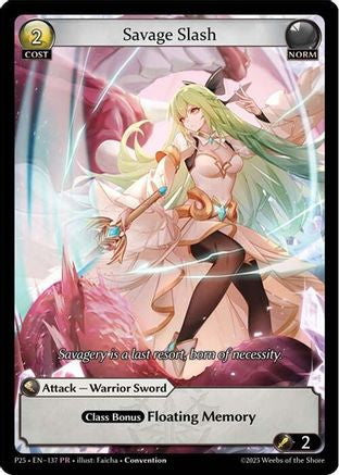 Savage Slash (137) - Promotional Cards Foil