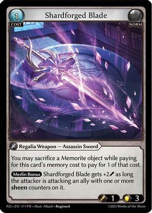 Shardforged Blade (171) - Promotional Cards Foil