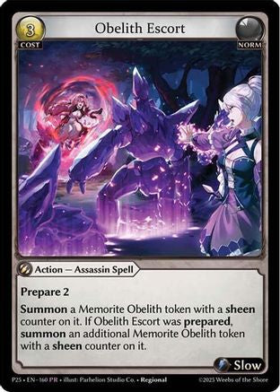Obelith Escort (160) - Promotional Cards Foil