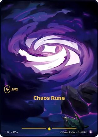 Chaos Rune (Alternate Art) (R05a) CN - Unleashed Foil