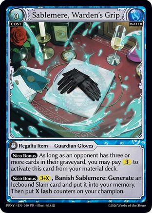 Sablemere, Warden's Grip (010) - Proxias Vault