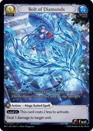 Bolt of Diamonds (002) - Supporter Pack 4 Foil