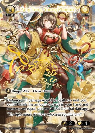Pang Tong, Young Phoenix (CSR) (021) - Supporter Pack 4