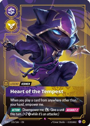 Kennen - Heart of the Tempest (155/166) - Vendetta Foil