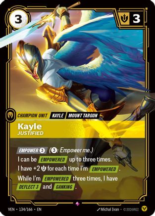 Kayle, Justified (134/166) - Vendetta Foil