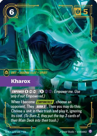 Kharox (114/166) - Vendetta Foil