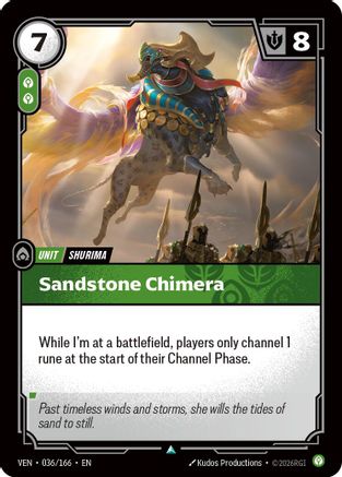 Sandstone Chimera (036/166) - Vendetta