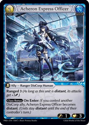 Acheron Express Officer (138) - asphodelparadise Foil