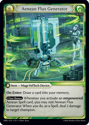 Aenean Flux Generator (174) - asphodelparadise Foil
