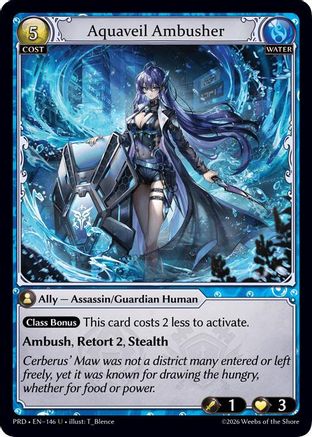 Aquaveil Ambusher (146) - asphodelparadise Foil
