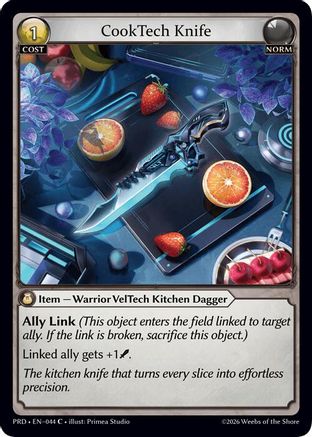 CookTech Knife (044) - asphodelparadise Foil