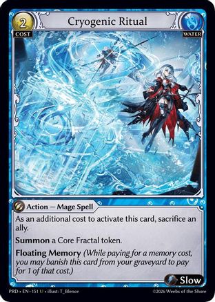 Cryogenic Ritual (151) - asphodelparadise Foil