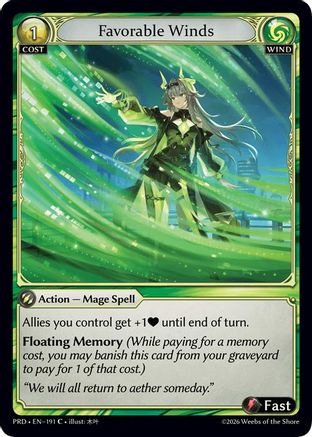 Favorable Winds (191) - asphodelparadise Foil