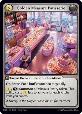 Golden Measure Patisserie (063) - asphodelparadise Foil