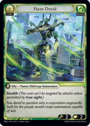 Haze Droid (193) - asphodelparadise Foil