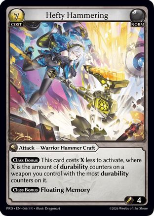 Hefty Hammering (066) - asphodelparadise Foil