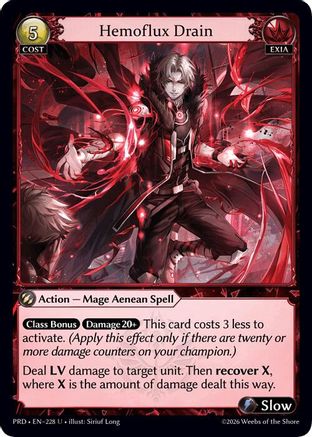 Hemoflux Drain (228) - asphodelparadise Foil