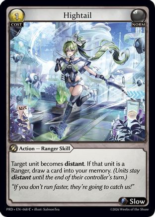 Hightail (068) - asphodelparadise Foil