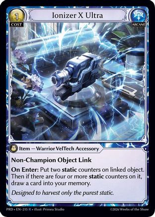 Ionizer X Ultra (215) - asphodelparadise Foil