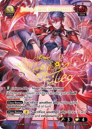 Judas, Claret Intercessor (CSR) (230) - asphodelparadise Foil