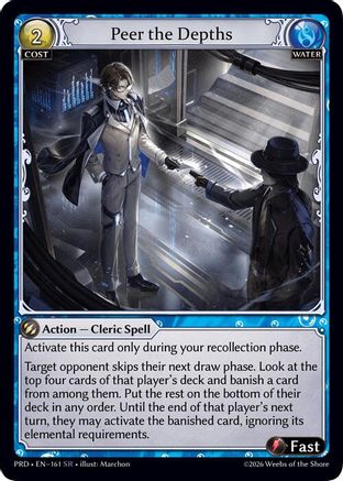 Peer the Depths (161) - asphodelparadise Foil