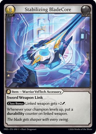 Stabilizing BladeCore (090) - asphodelparadise Foil