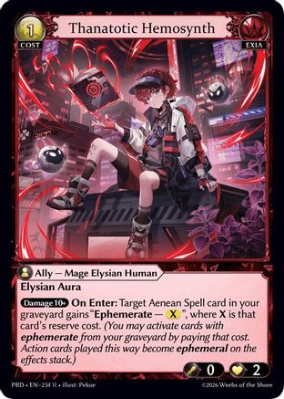 Thanatotic Hemosynth (234) - asphodelparadise Foil