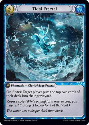 Tidal Fractal (167) - asphodelparadise Foil