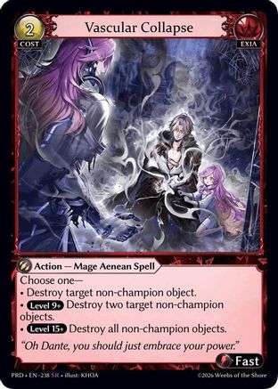 Vascular Collapse (238) - asphodelparadise Foil