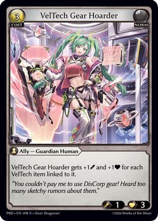 VelTech Gear Hoarder (098) - asphodelparadise Foil