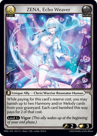 ZENA, Echo Weaver (103) - asphodelparadise