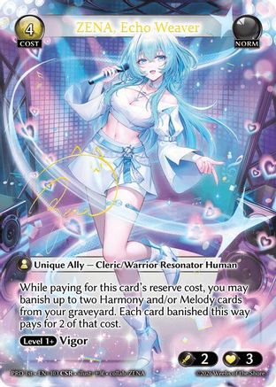 ZENA, Echo Weaver (CSR) (103) - asphodelparadise Foil