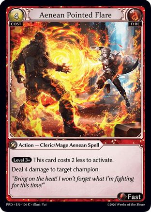 Aenean Pointed Flare (Interference Curio Foil) (106) - asphodelparadise Foil