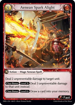 Aenean Spark Alight (Interference Curio Foil) (108) - asphodelparadise Foil