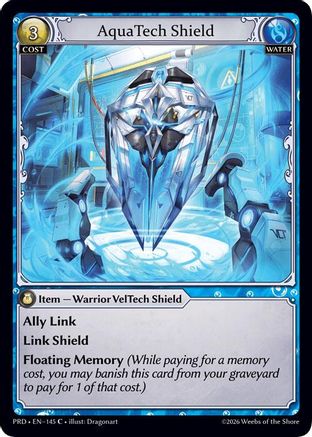 AquaTech Shield (Interference Curio Foil) (145) - asphodelparadise Foil