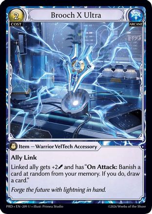Brooch X Ultra (Interference Curio Foil) (209) - asphodelparadise Foil