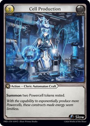 Cell Production (Interference Curio Foil) (039) - asphodelparadise Foil