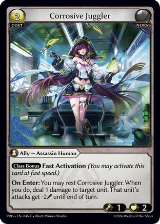 Corrosive Juggler (Interference Curio Foil) (046) - asphodelparadise Foil