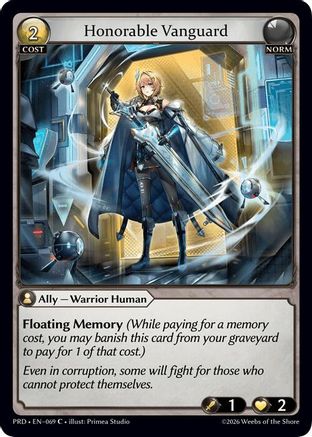 Honorable Vanguard (Interference Curio Foil) (069) - asphodelparadise Foil