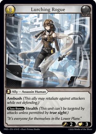Lurching Rogue (Interference Curio Foil) (074) - asphodelparadise Foil
