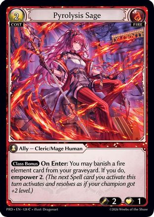 Pyrolysis Sage (Interference Curio Foil) (128) - asphodelparadise Foil