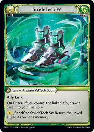 StrideTech W (Interference Curio Foil) (200) - asphodelparadise Foil