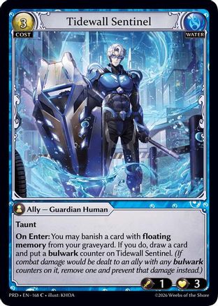 Tidewall Sentinel (Interference Curio Foil) (168) - asphodelparadise Foil