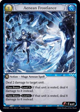 Aenean Frostlance (041) - asphodelparadise Starter Decks