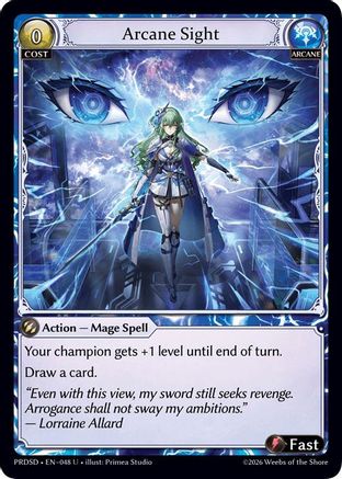 Arcane Sight (048) - asphodelparadise Starter Decks Foil