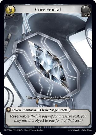 Core Fractal (023) - asphodelparadise Starter Decks
