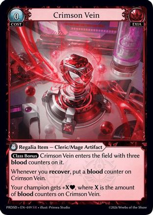 Crimson Vein (019) - asphodelparadise Starter Decks