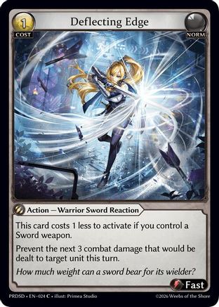 Deflecting Edge (024) - asphodelparadise Starter Decks Foil