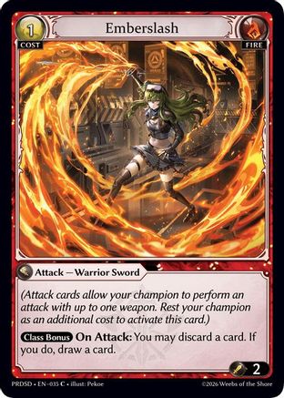 Emberslash (035) - asphodelparadise Starter Decks